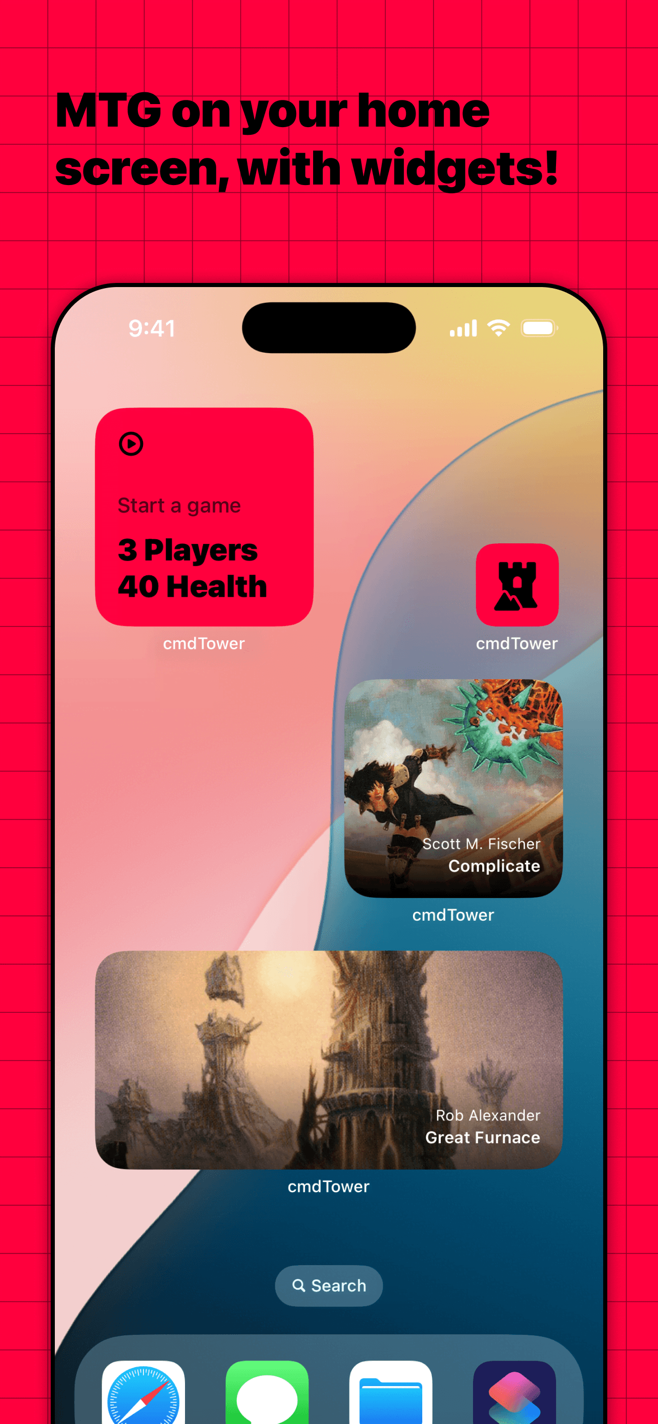 MTG on your home screen with widgets!
